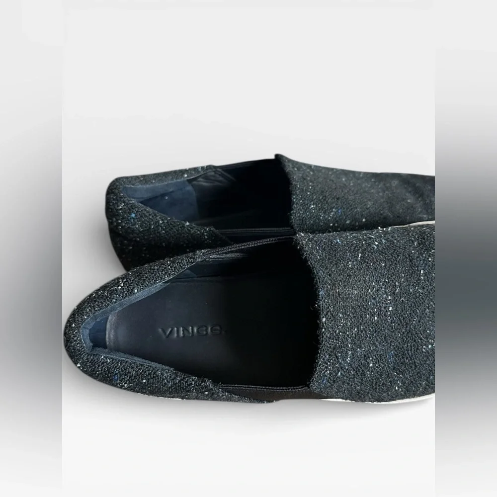 Vince Warren Platform Slip On Sneaker Navy
